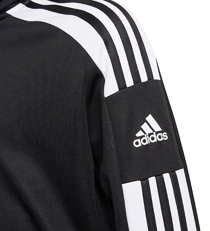 adidas Performance Træningsbluse - SQ21 - Sort m. Hvid
