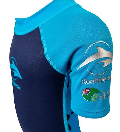 Konfidence Badeheldragt - UV50+ - Palm Maui Blue