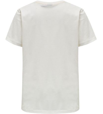Hummel T-shirt - hmlRimshot - Marchmallow m. Bi