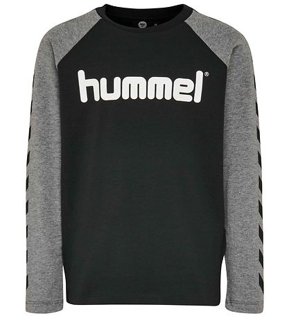 Hummel Bluse - hmlBoys - Sort/Gråmeleret