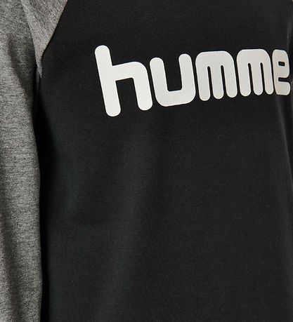 Hummel Bluse - hmlBoys - Sort/Gråmeleret