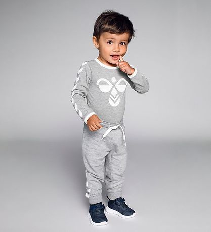 Hummel Sweatpants - hmlApple - Gråmeleret