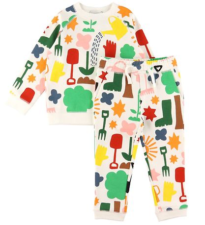 Stella McCartney Kids Sweatsæt - Gardening - Hvid
