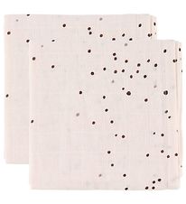 Done By Deer Babysvøb - 120x120 - 2-pak - Powder Dreamy Dots