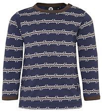 Hummel Bluse - HMLKerem - Navy/Brun