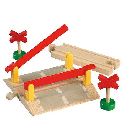 BRIO Jernbaneoverskæringer - 4 dele - Træ 33388