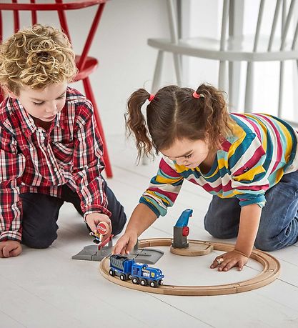 BRIO World Togbane - 17 dele - Guldtransportsæt 33812
