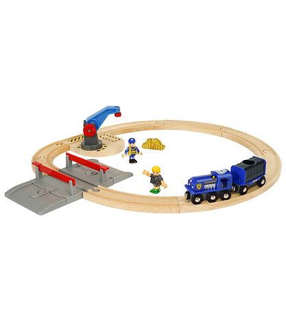 BRIO World Togbane - 17 dele - Guldtransportsæt 33812