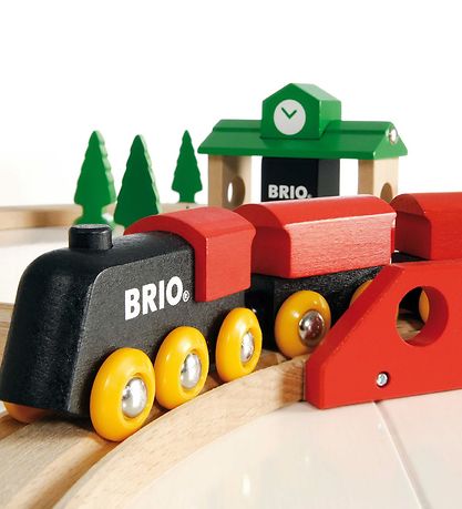 BRIO Classic Togsæt - 22 dele - Træ 33028