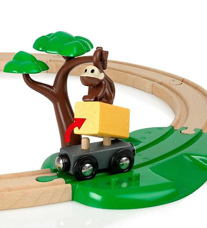 BRIO World togbanesæt - 17 dele - Safari 33720