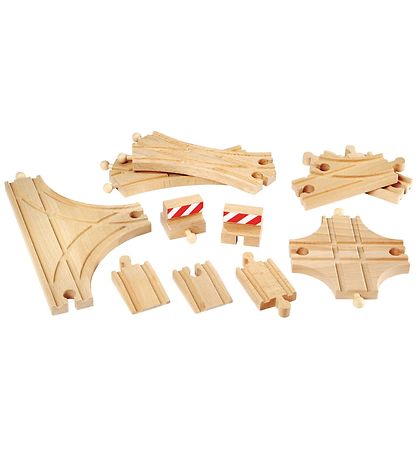 BRIO World Togskinner - 11 dele - Træ 33307