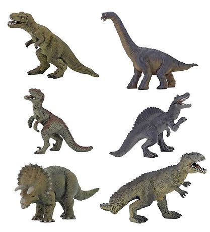 Papo Dinosaurus sæt 2 - 4-9 cm - 6 dele