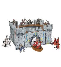 Papo Ridderborg m. Klistermærker - 46 cm - My First Castle