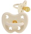 Hevea Sut - 0-3 mdr - Naturgummi - Milky White m. Måne/Stjerner