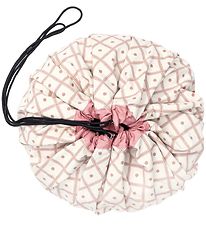 Play&Go Legetøjstæppe - Ø140 cm - Geo Coral