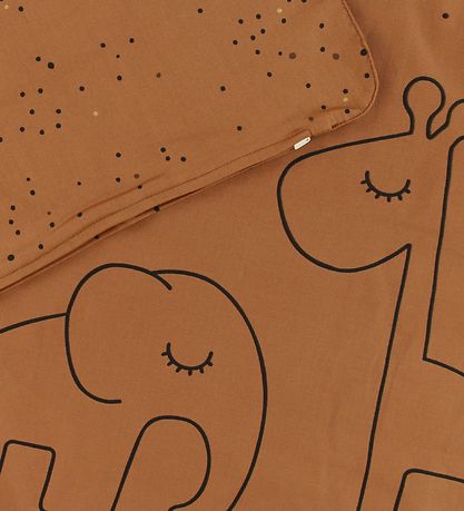 Done By Deer Sengetøj - Junior - Dreamy Dots - Mustard