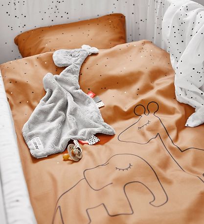 Done By Deer Sengetøj - Junior - Dreamy Dots - Mustard