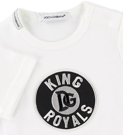Dolce & Gabbana Body k/æ - Hvid m. Patch