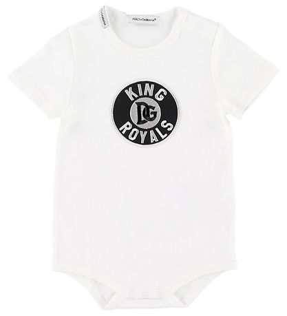 Dolce & Gabbana Body k/æ - Hvid m. Patch