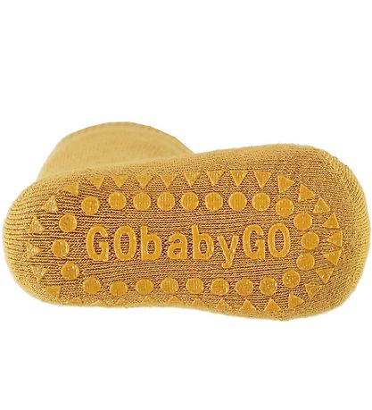 GoBabyGo Skridsikre Strømper - Mustard