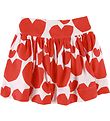 Stella McCartney Kids Nederdel - Hvid/Rød m. Hjerter