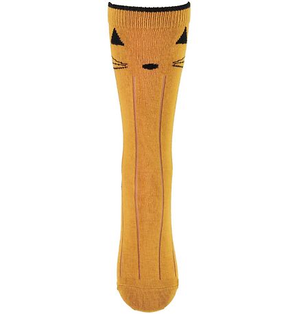 Liewood Knæstrømper - Sofia - Cat - Mustard