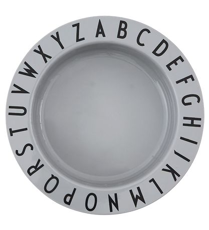Design Letters Skål - Tritan - 15,5 cm - Eat & Learn - Grå