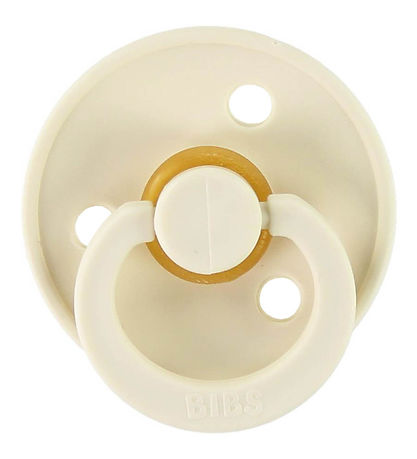 BIBS Colour Sutter - Str. 2 - 2-pak - Rund - Sage/Ivory