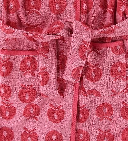 Småfolk Badekåbe - Sea Pink m. Æbler