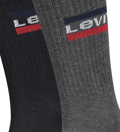 Levis Strømper - 2-pak - Sort/Grå