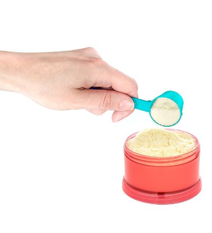 Reer Malk powder/Food container - 4 pcs - Blue/Red