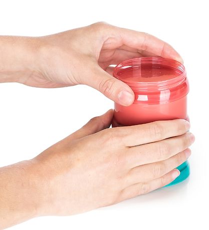 Reer Malk powder/Food container - 4 pcs - Blue/Red