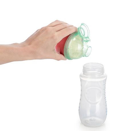 Reer Malk powder/Food container - 4 pcs - Blue/Red