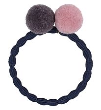 Kknekki Hårelastik - Navy m. Pompon