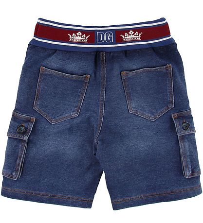 Dolce & Gabbana Shorts - Blå Denim m. Rød