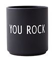 Design Letters Kop - Favourite - Porcelæn - Sort You Rock