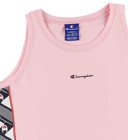 Champion Fashion Kjole u/æ - Pink m. Stribe