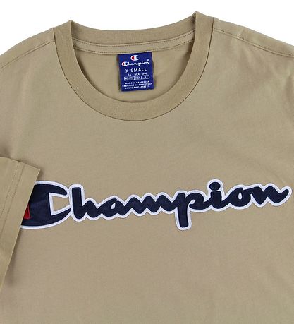 Champion Fashion T-shirt - Khaki m. Logo