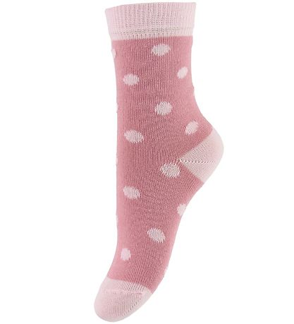 Minymo Strømper - 5-pak - Rosa m. Striber