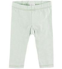 Hust and Claire Leggings - Lykke - Grøn/Hvidstribet