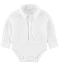 Dolce & Gabbana Skjortebody l/æ - Hvid
