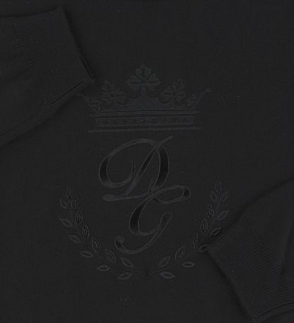 Dolce & Gabbana Bluse - Uld - Sort m. Broderi