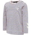 Hummel Bluse - HMLKoral - Lyserød/Lillastribet