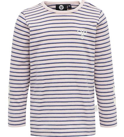 Hummel Bluse - HMLKoral - Lyserød/Lillastribet