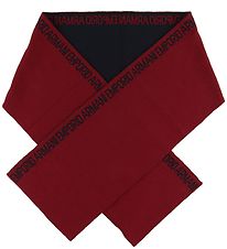 Emporio Armani Halstørklæde - 160x20 - Uld/Akryl - Mørk Rød 