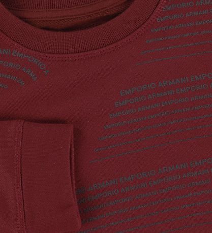 Emporio Armani Sweatshirt - Mørk Rød