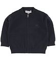 Emporio Armani Cardigan - Bomuld/Uld - Navy