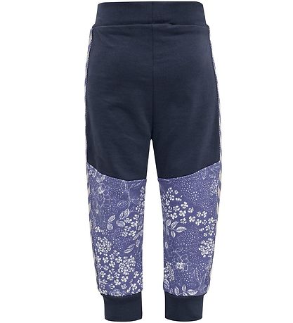 Hummel Sweatpants - HMLGro - Navy m. Blomster