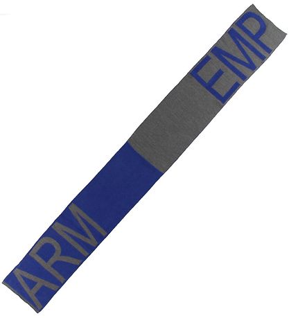 Emporio Armani Gaveæske - Hue/Tørklæde - Bomuld/Uld - Grå/Blå