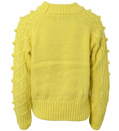 Hound Bluse - Strik - Lime m. Mønster